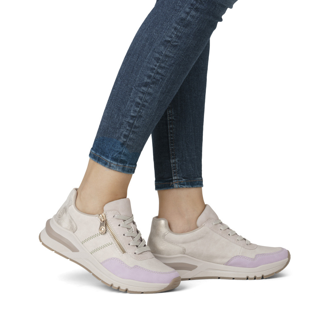 detail Dámské tenisky RIEKER M6601-60 béžová S5