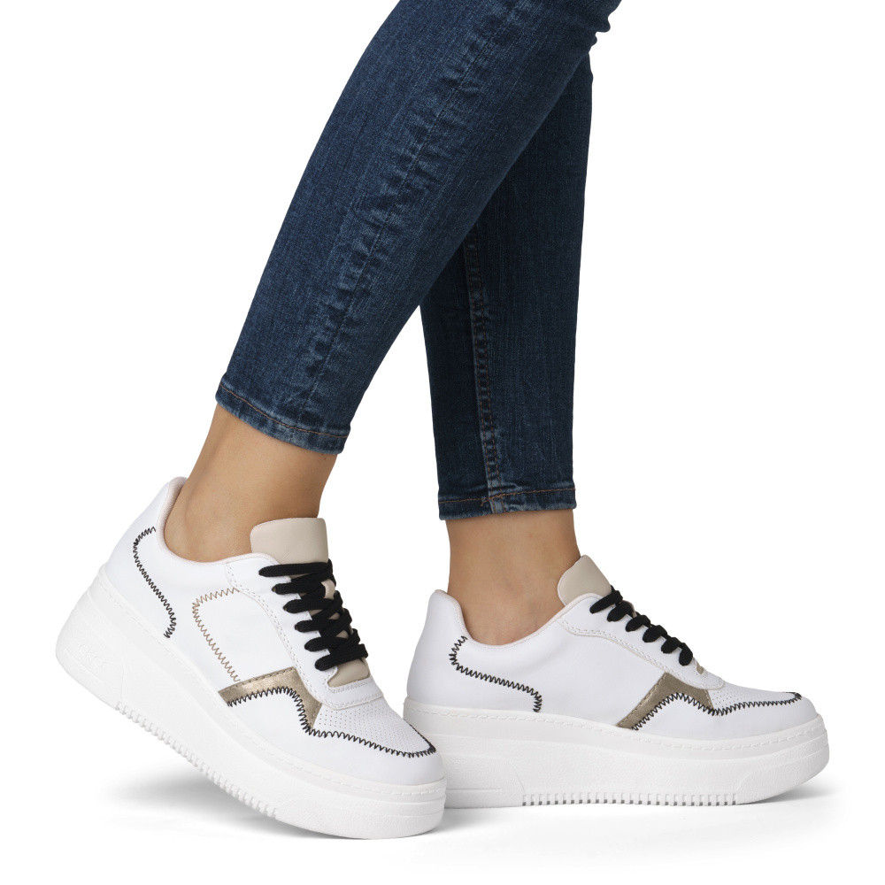 detail Dámske tenisky RIEKER M7813-80 biela S5