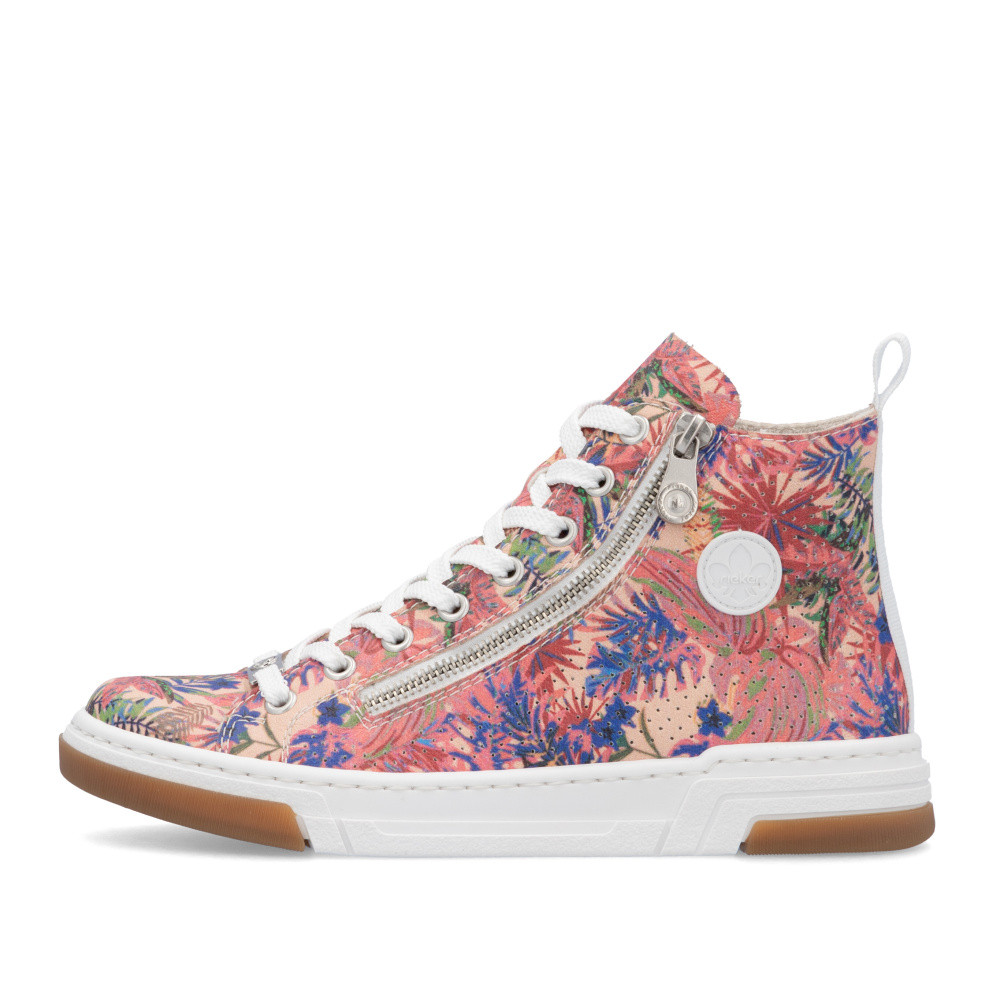 detail Dámské tenisky RIEKER N3945-91 růžová S5