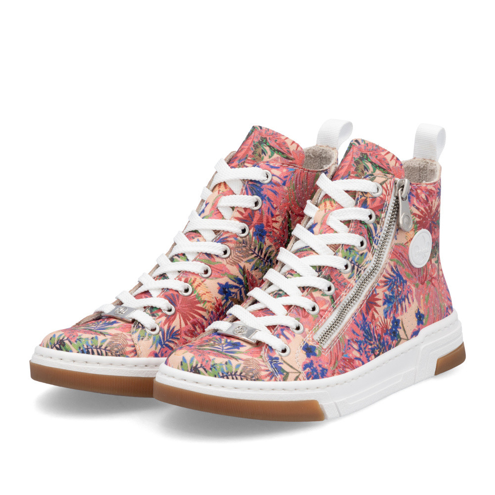 detail Dámské tenisky RIEKER N3945-91 růžová S5