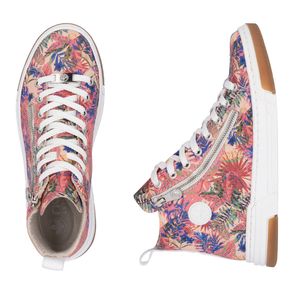 detail Dámské tenisky RIEKER N3945-91 růžová S5