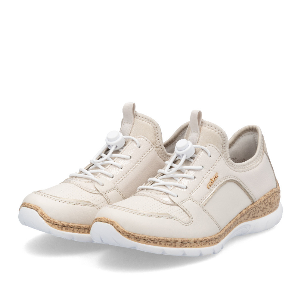 detail Dámske tenisky RIEKER N42F0-60 béžová S5