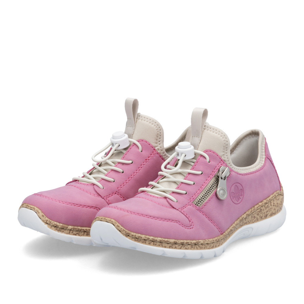 detail Dámské tenisky RIEKER N42G0-31 růžová S5