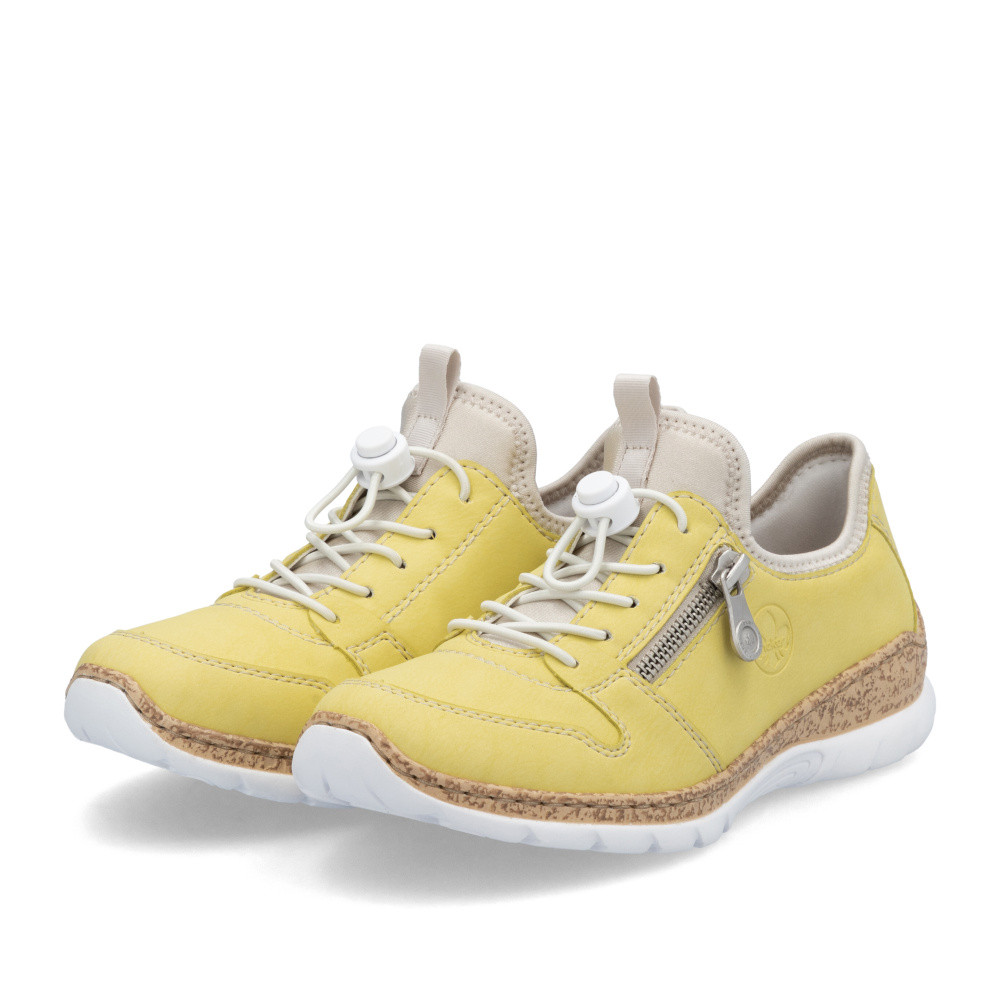 detail Dámské tenisky RIEKER N42G0-68 žlutá S5