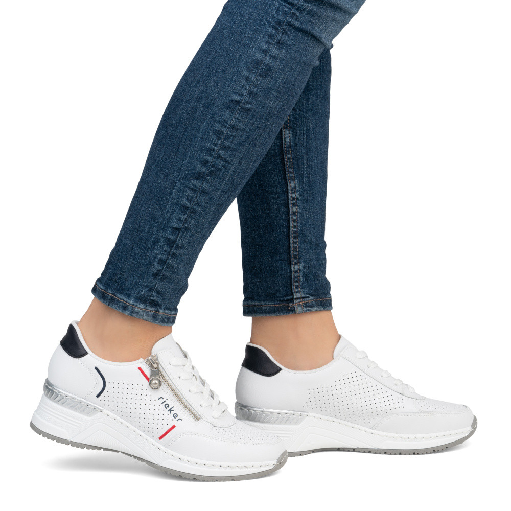 detail Dámské tenisky RIEKER N43L2-80 bílá S5