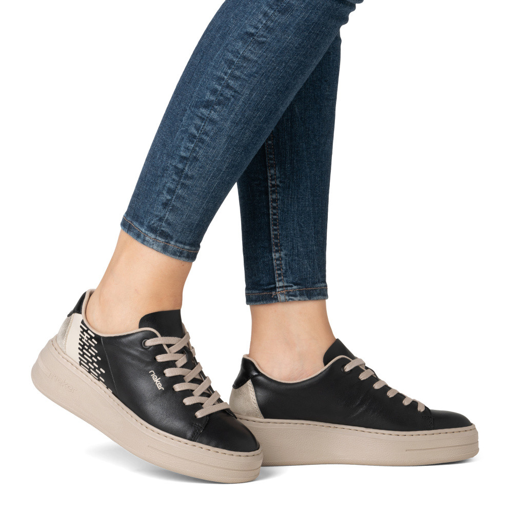 detail Dámské tenisky RIEKER N5402-00 černá S5