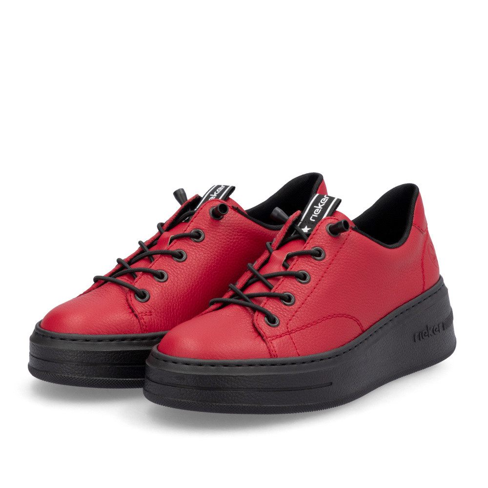 detail Dámske tenisky RIEKER N5450-33 červená S5