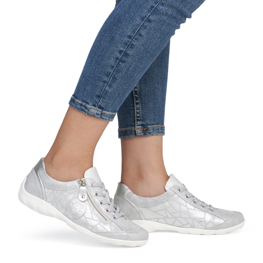 detail Dámské tenisky REMONTE R3408-90 stříbrná S6