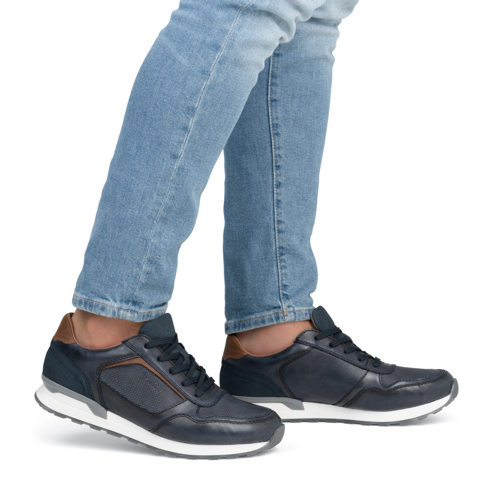 detail Pánské polobotky RIEKER U0311-14 modrá S5