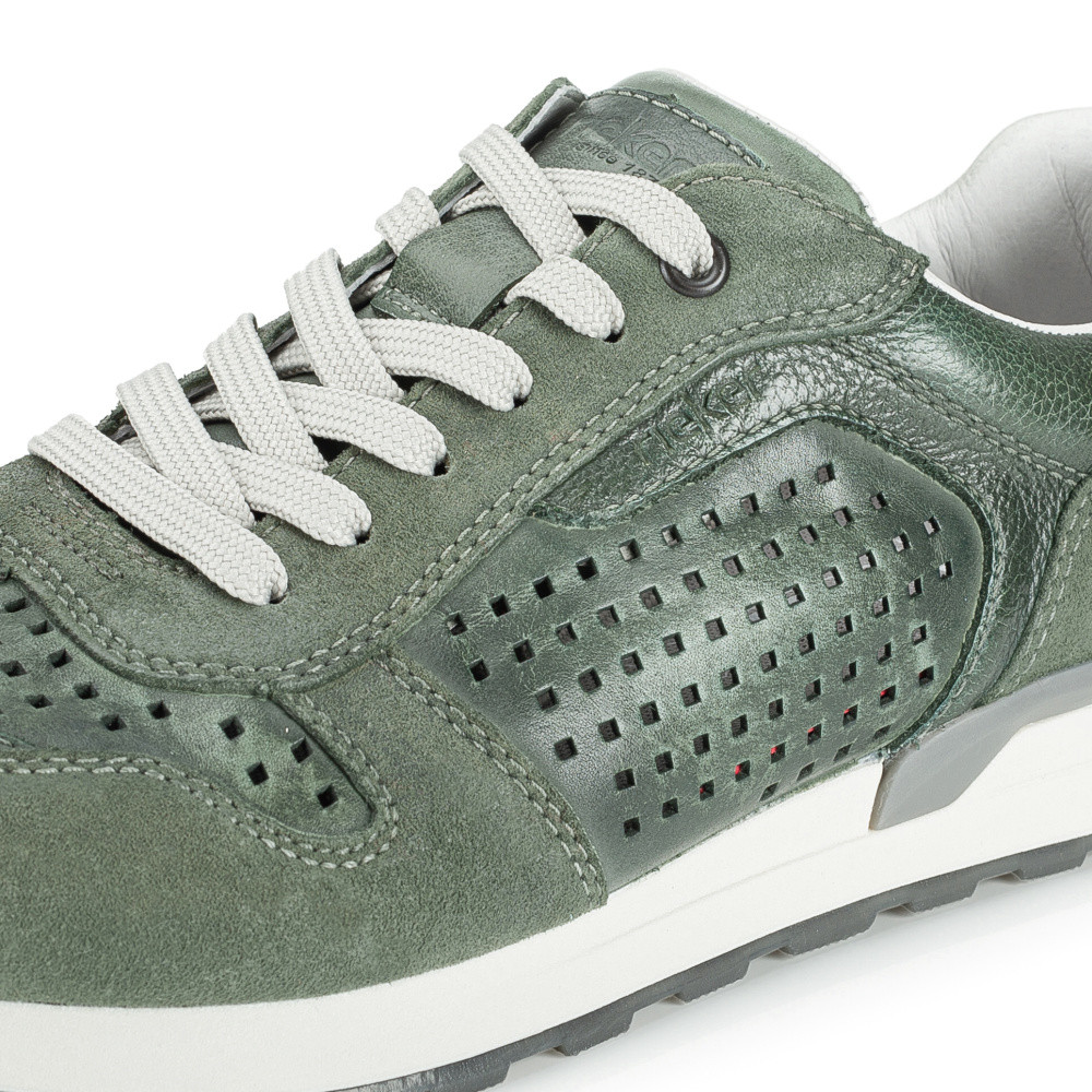 detail Pánské polobotky RIEKER U0312-52 zelená S5