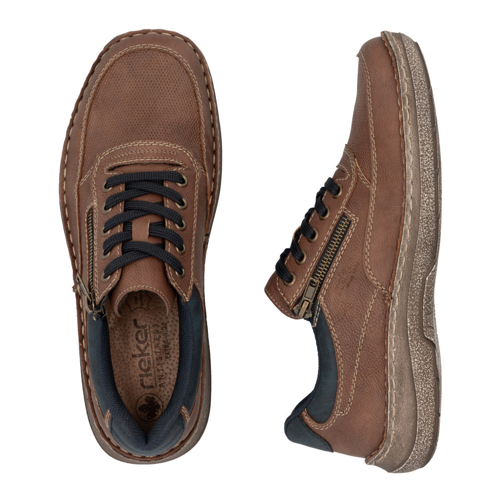 detail Pánské polobotky RIEKER 03006-24 hnědá S5