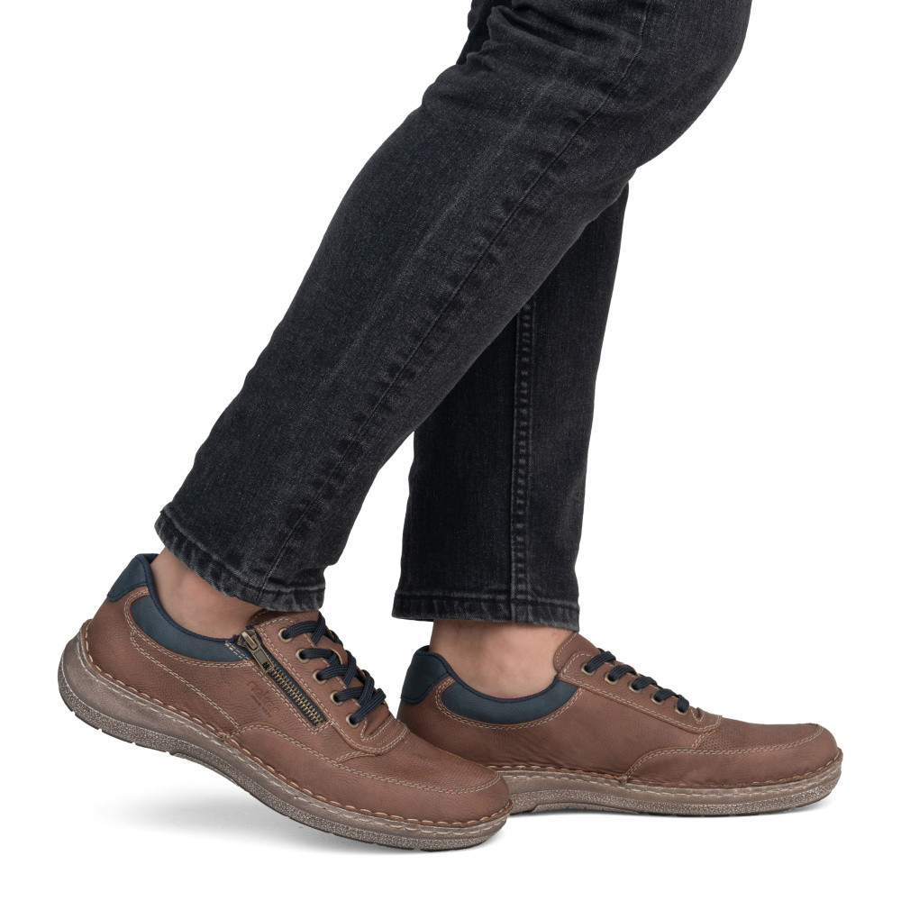 detail Pánské polobotky RIEKER 03006-24 hnědá S5
