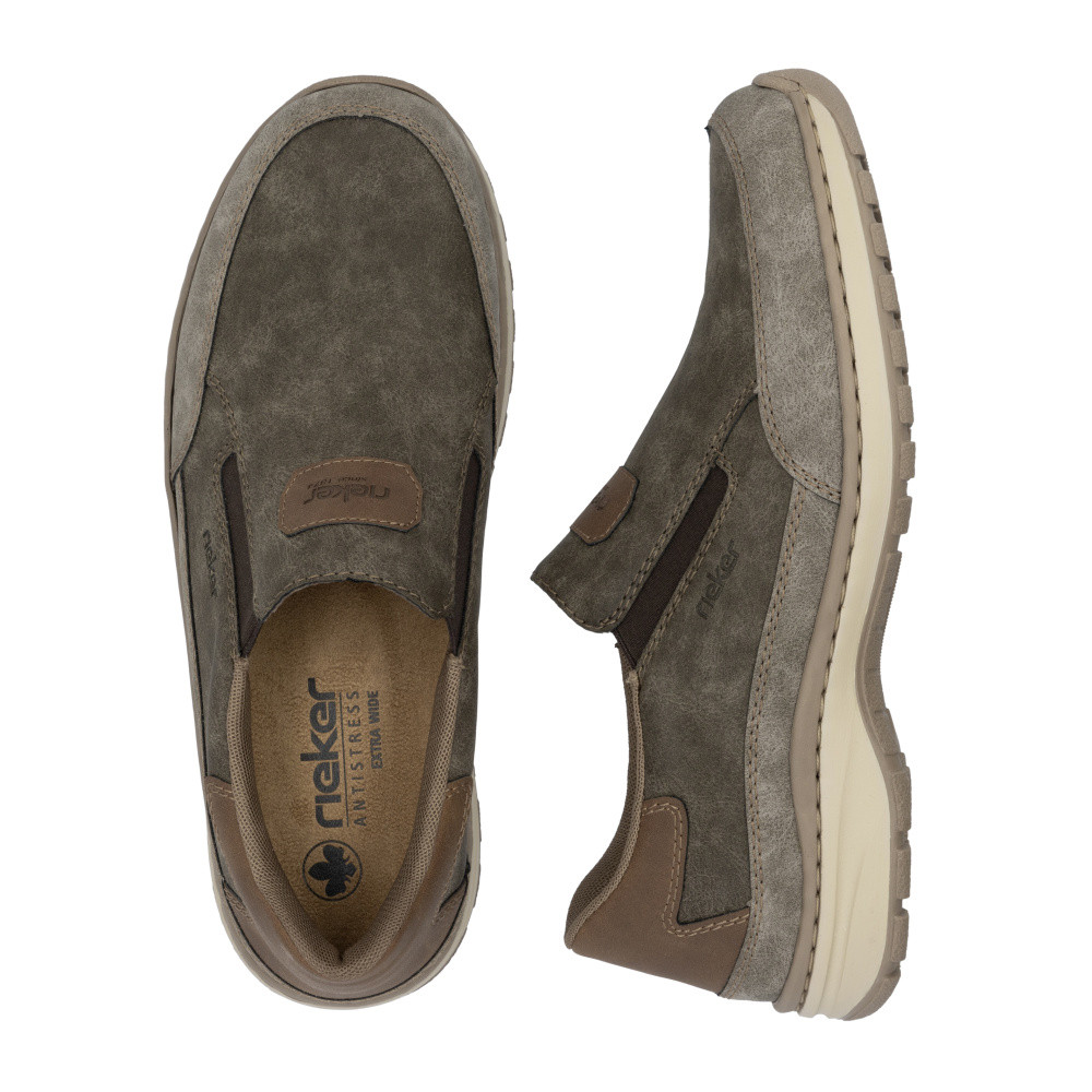 detail Pánske mokasíny RIEKER 03365-25 hnedá S5