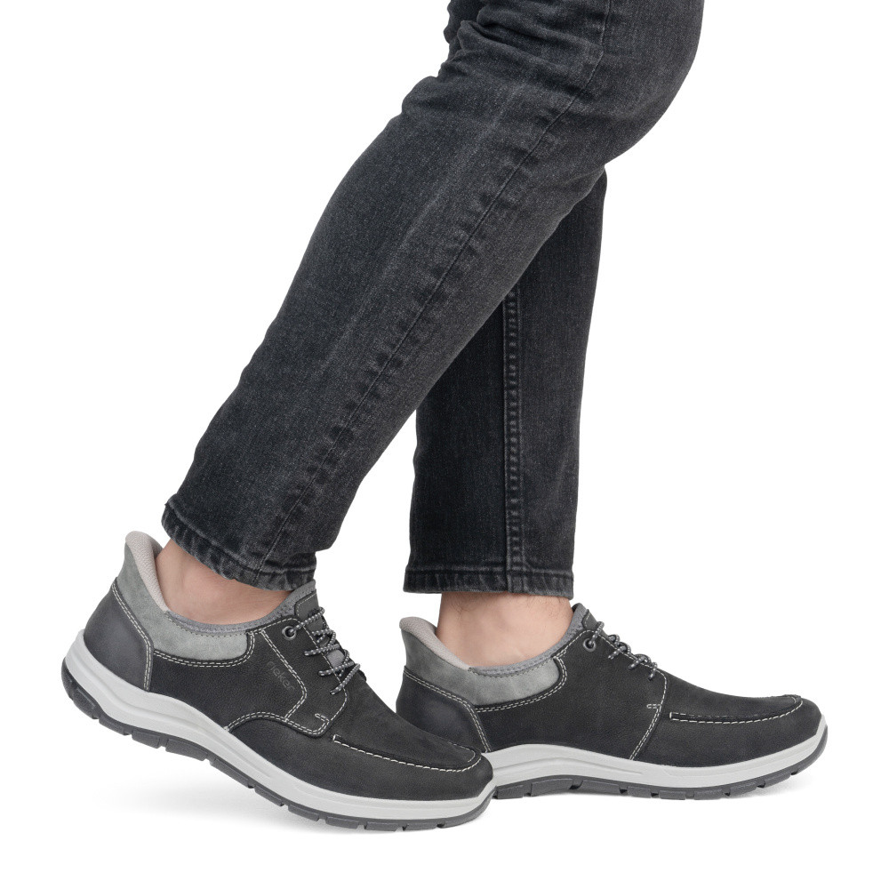 detail Pánské polobotky RIEKER 03656-00 černá S5