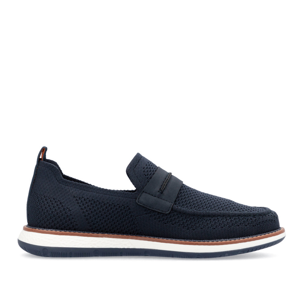 detail Pánské mokasíny RIEKER 04451-14 modrá S5