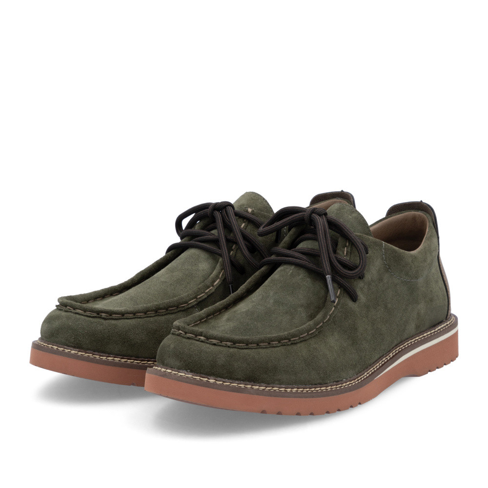 detail Pánske poltopánky RIEKER 04502-54 zelená S5