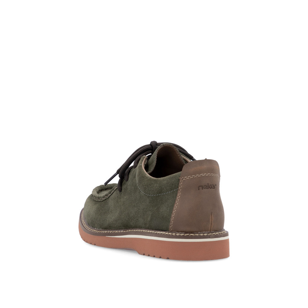 detail Pánske poltopánky RIEKER 04502-54 zelená S5