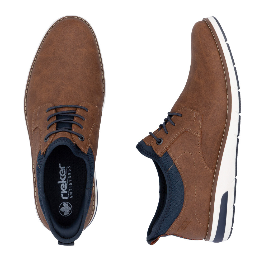 detail Pánské polobotky RIEKER 11357-24 hnědá S5