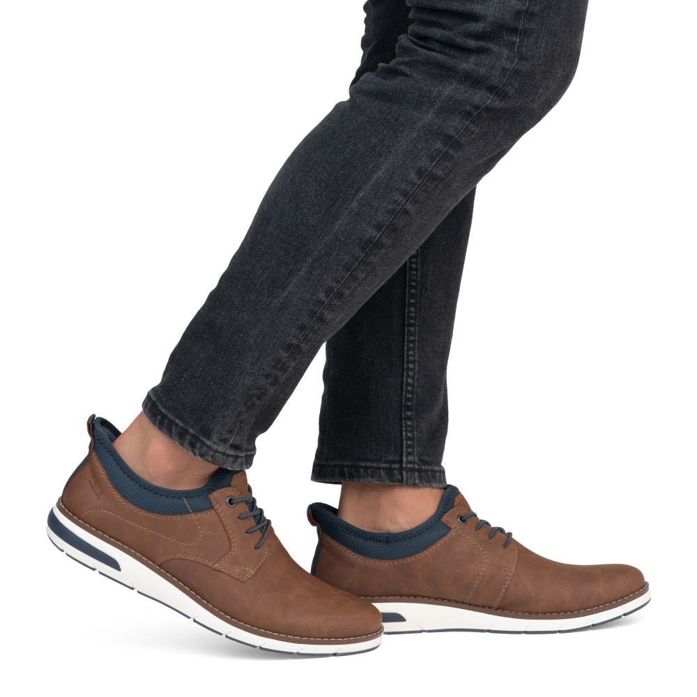 detail Pánské polobotky RIEKER 11357-24 hnědá S5