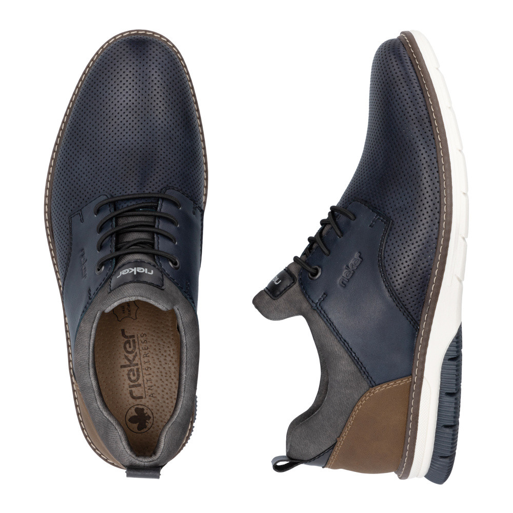 detail Pánské polobotky RIEKER 14450-15 modrá S5