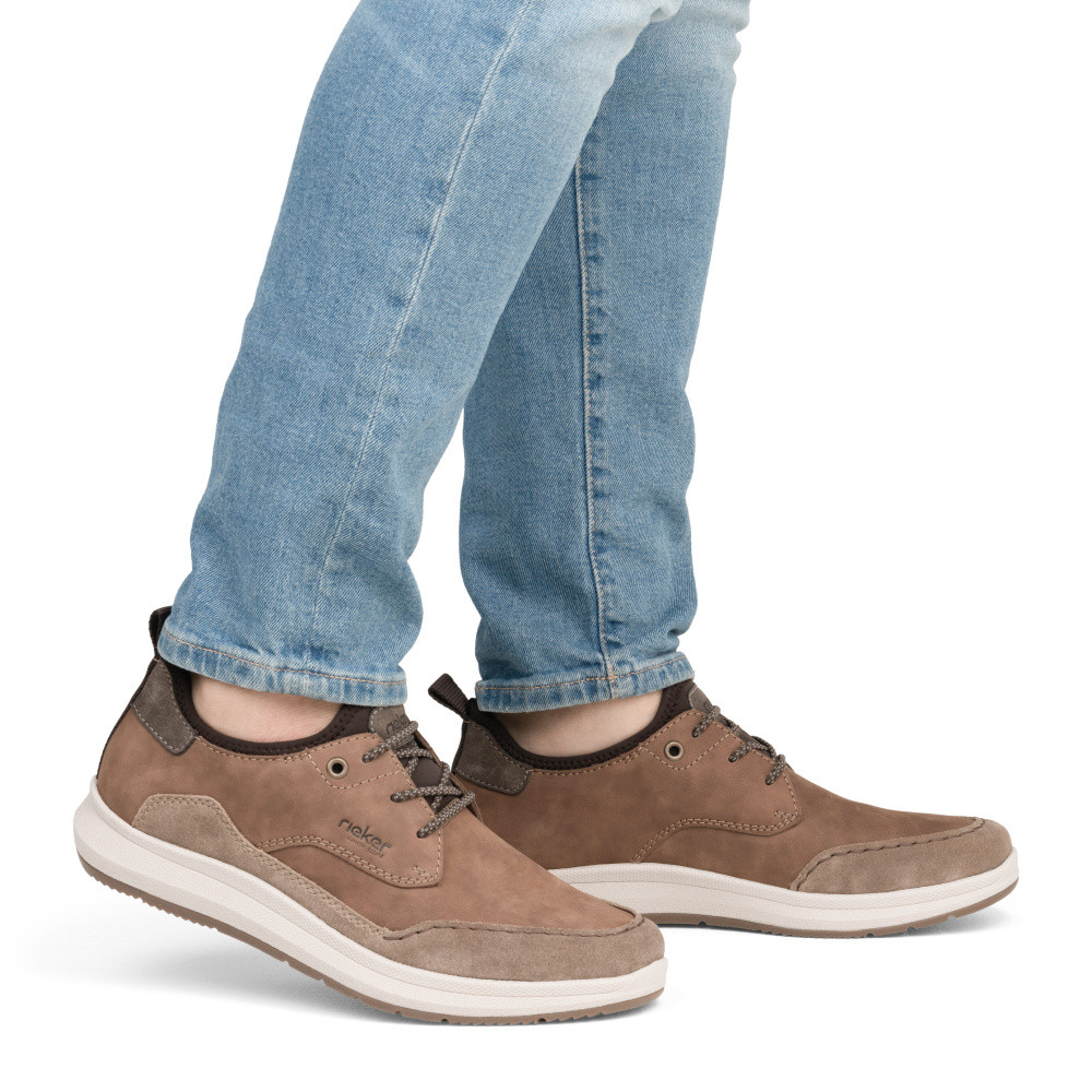 detail Pánské polobotky RIEKER 16950-24 hnědá S5