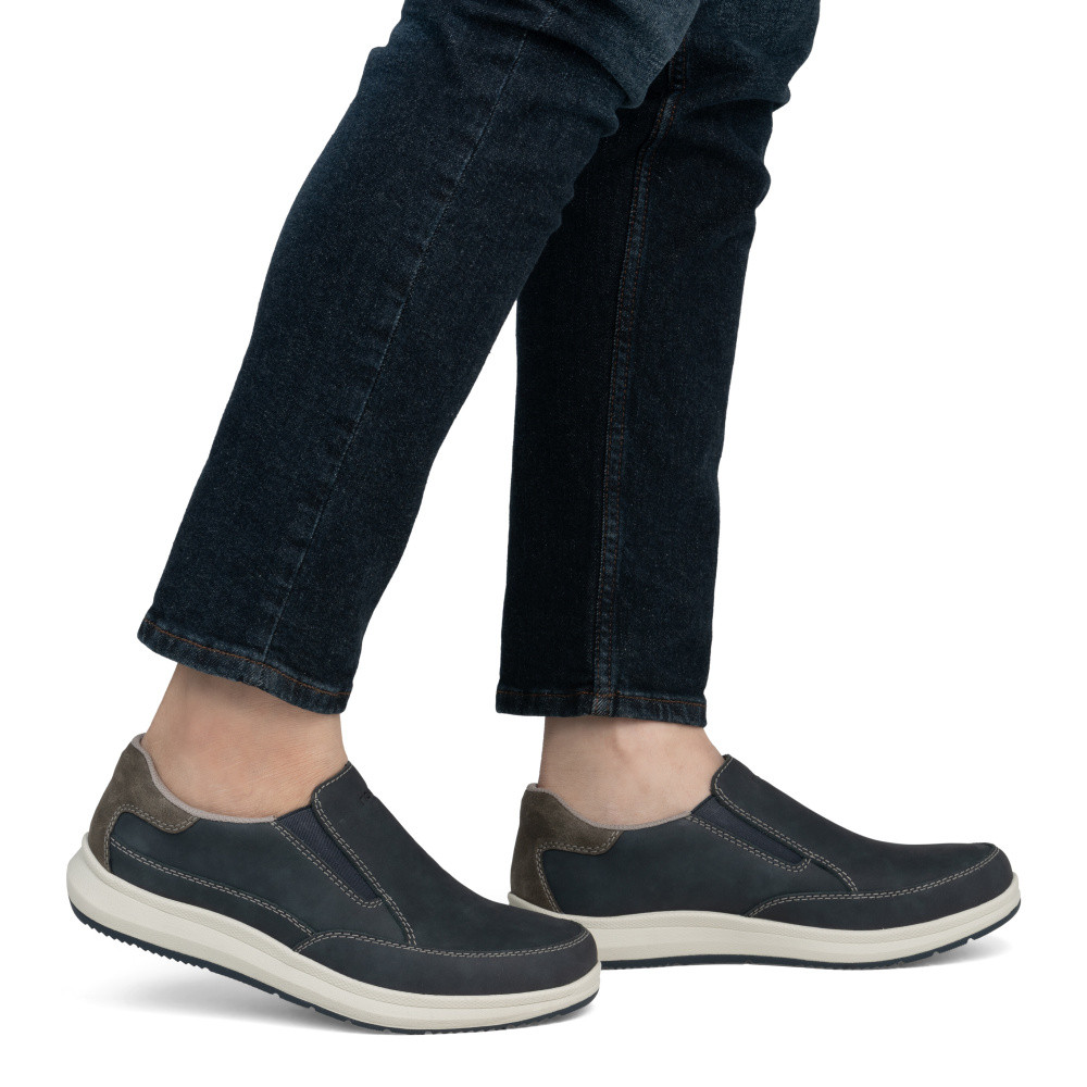 detail Pánské mokasíny RIEKER 16951-14 modrá S5