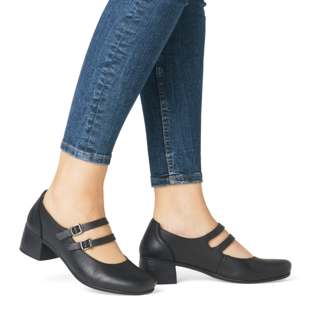 detail Dámské lodičky RIEKER 41651-00 černá S5