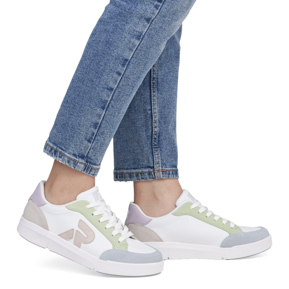 detail Dámské tenisky RIEKER 41909-81 bílá S5