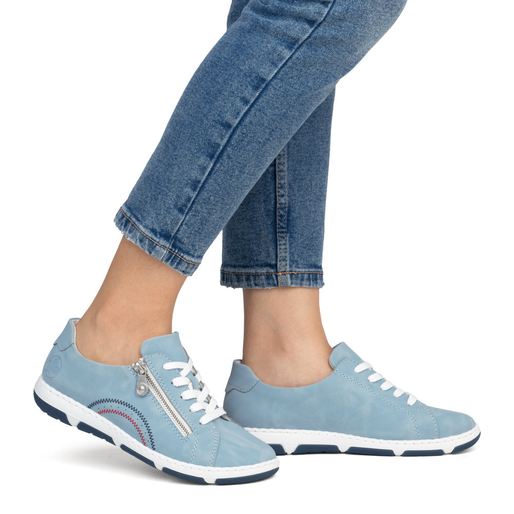 detail Dámské tenisky RIEKER 42424-10 modrá S6