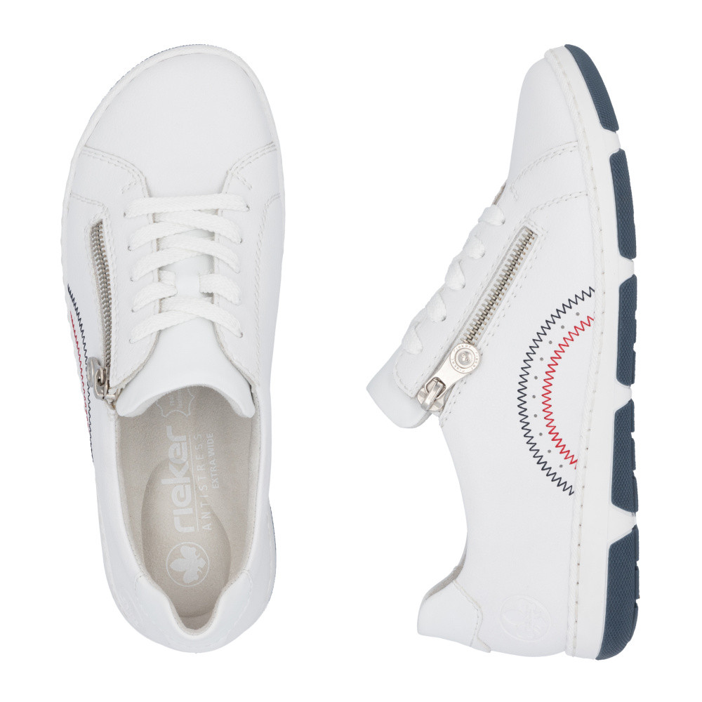 detail Dámské tenisky RIEKER 42424-80 bílá S5