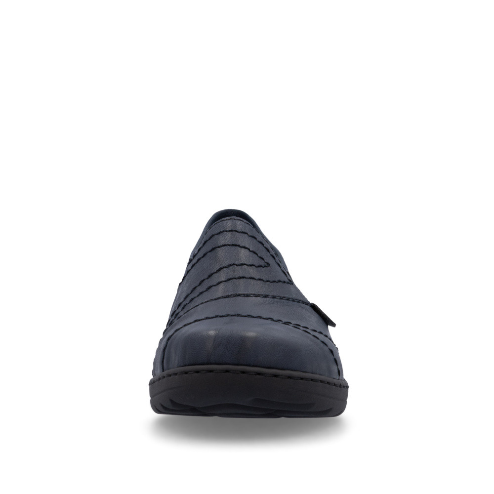 detail Dámské mokasíny RIEKER 48961-14 modrá S5