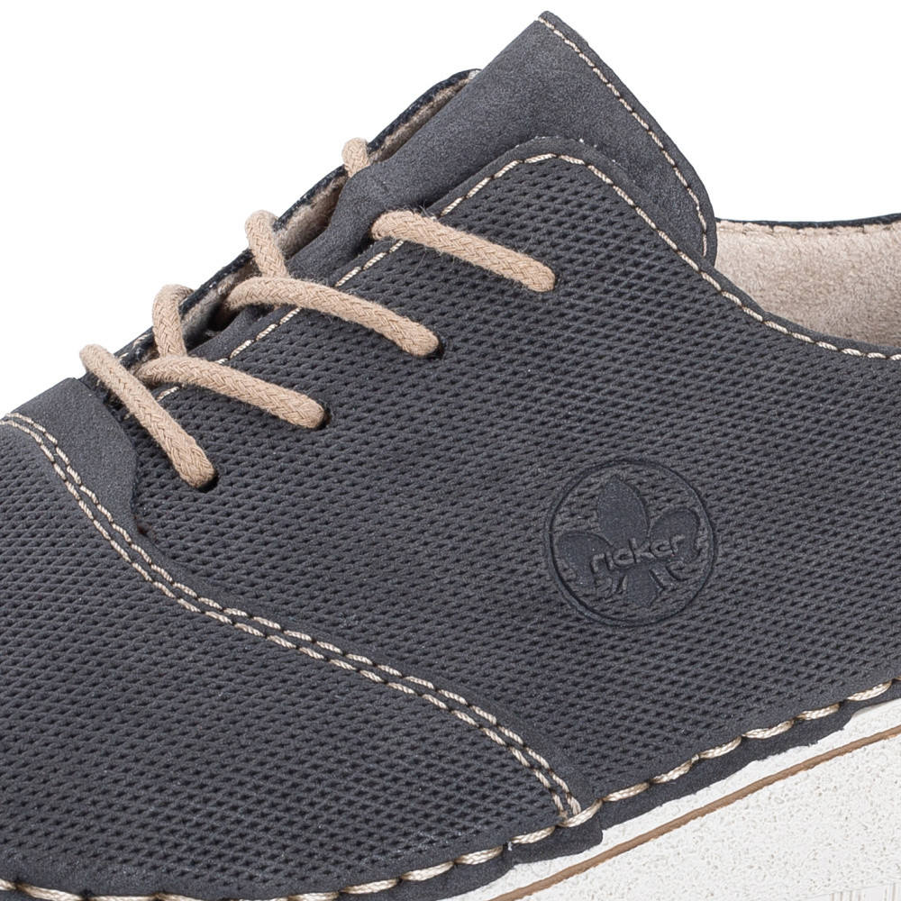 detail Dámské polobotky RIEKER 50911-45 šedá S5
