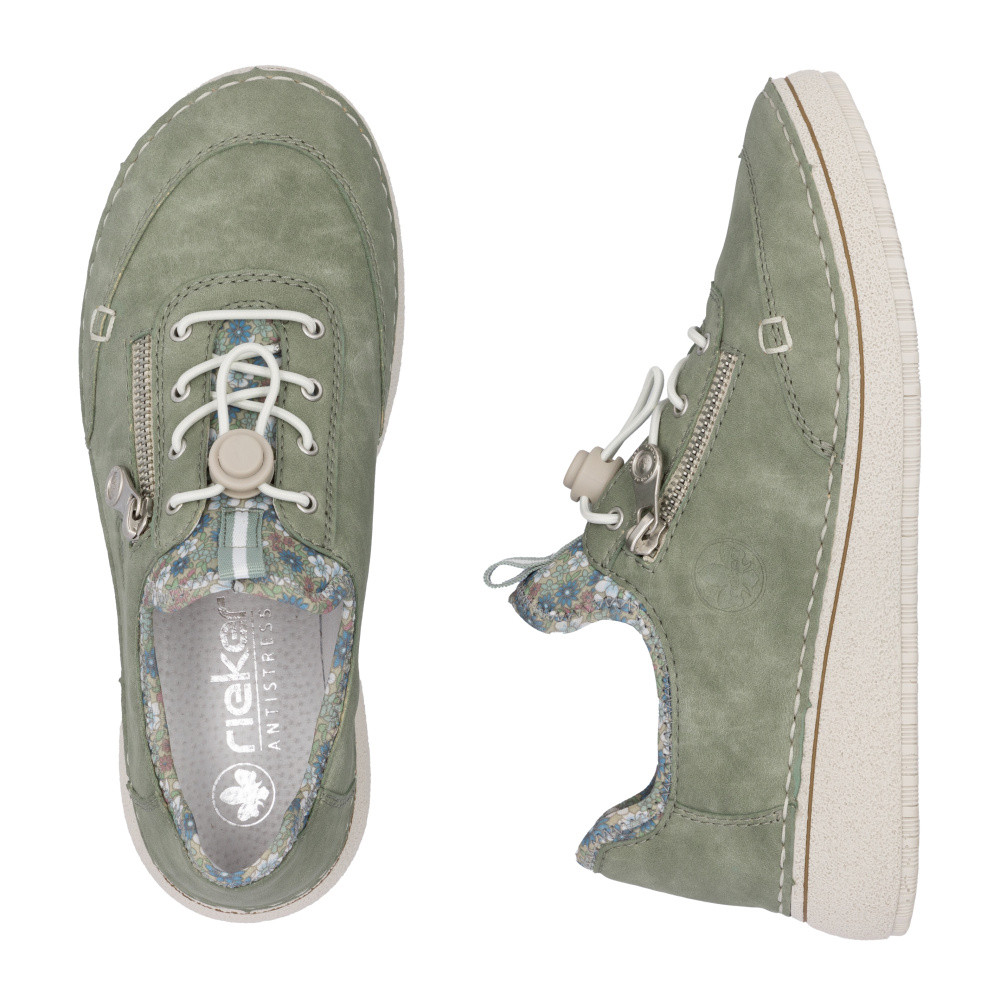 detail Dámské tenisky RIEKER 50962-52 zelená S6