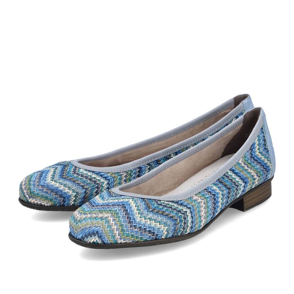 detail Dámské baleríny RIEKER 51983-91 modrá S5