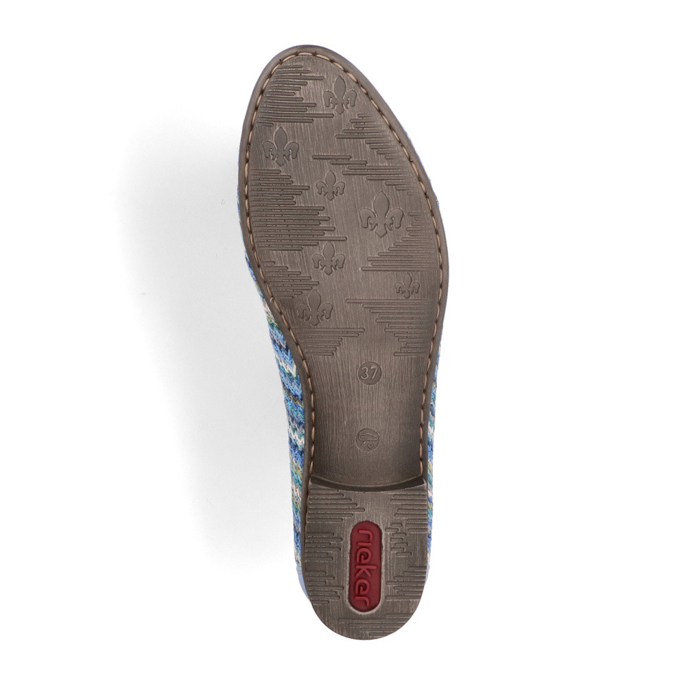 detail Dámské baleríny RIEKER 51983-91 modrá S5