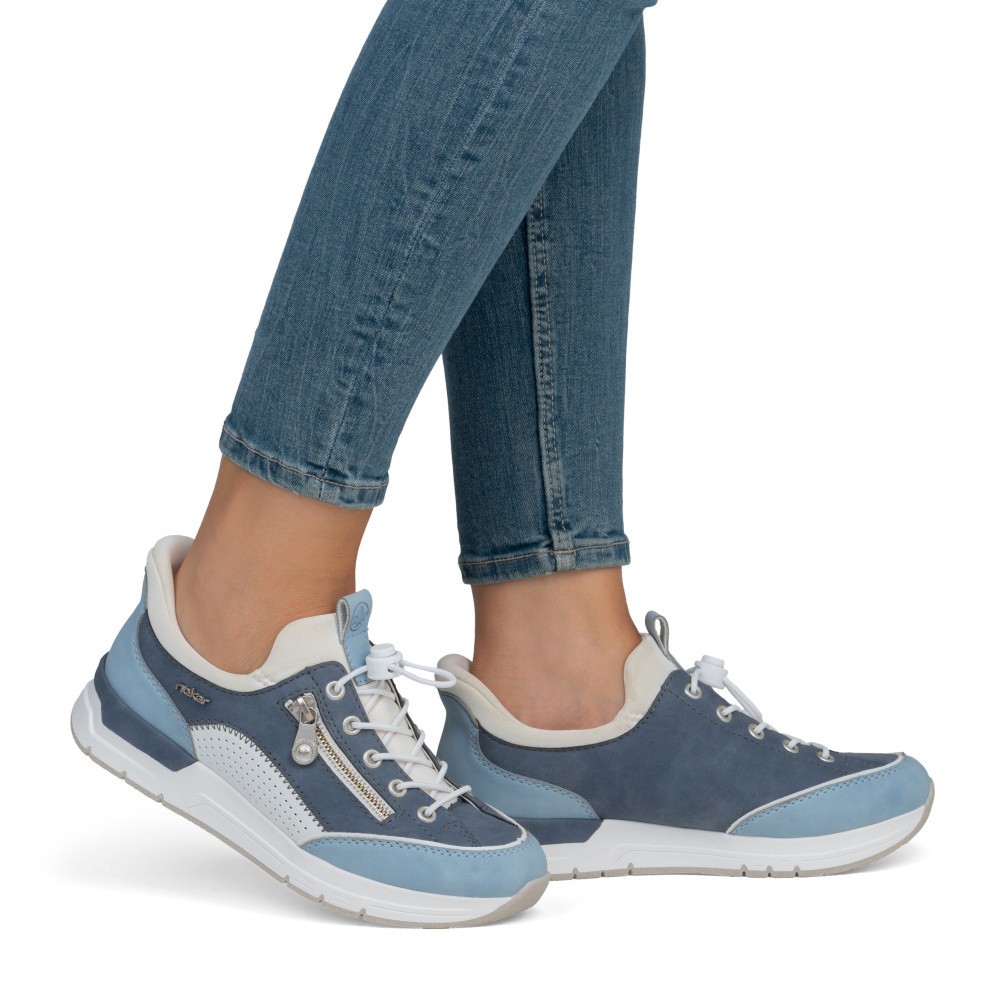 detail Dámské tenisky RIEKER 58962-10 modrá S5