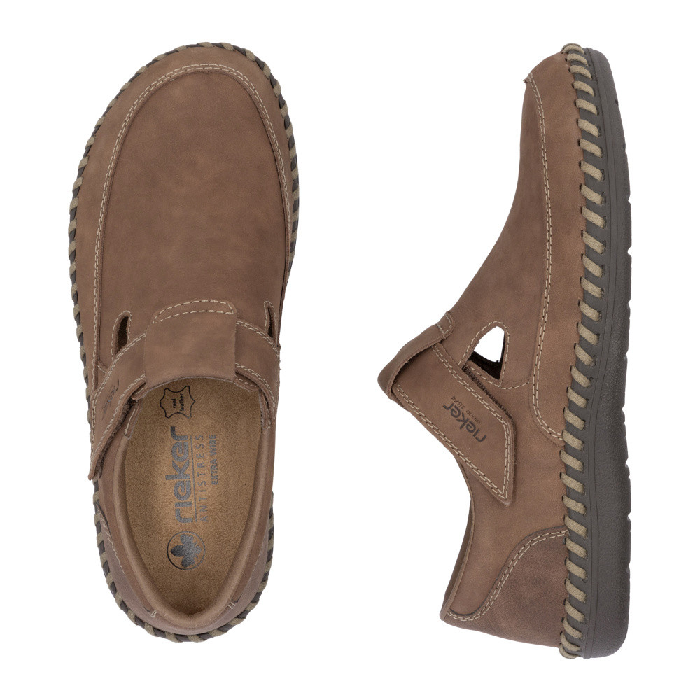 detail Pánské polobotky RIEKER B2452-24 hnědá S5