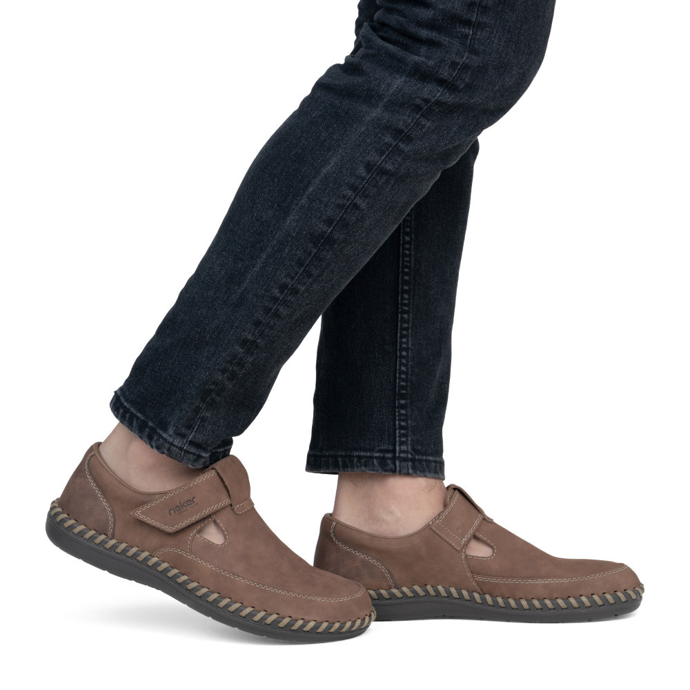 detail Pánské polobotky RIEKER B2452-24 hnědá S5