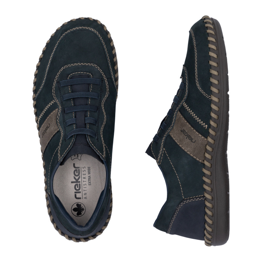 detail Pánské polobotky RIEKER B2468-14 modrá S5
