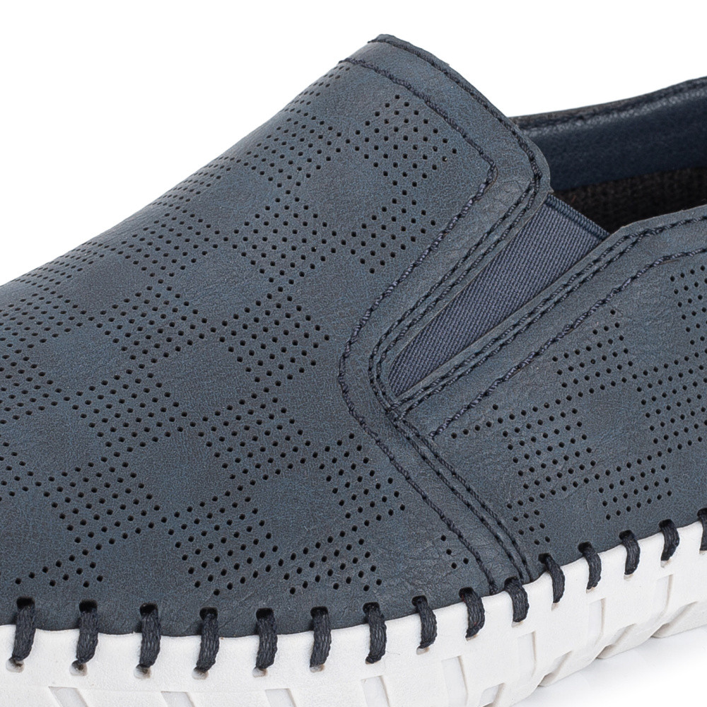 detail Pánské mokasíny RIEKER B2965-14 modrá S5