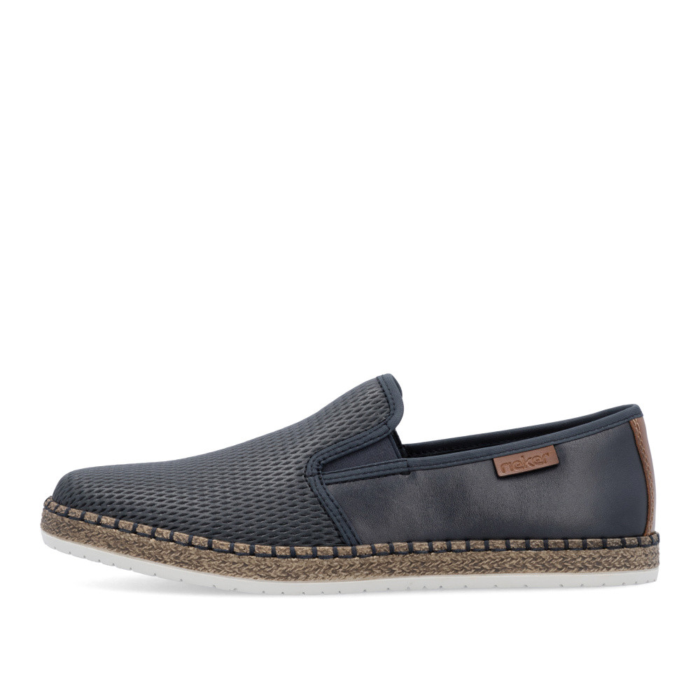 detail Pánske mokasíny RIEKER B5281-14 modrá S5