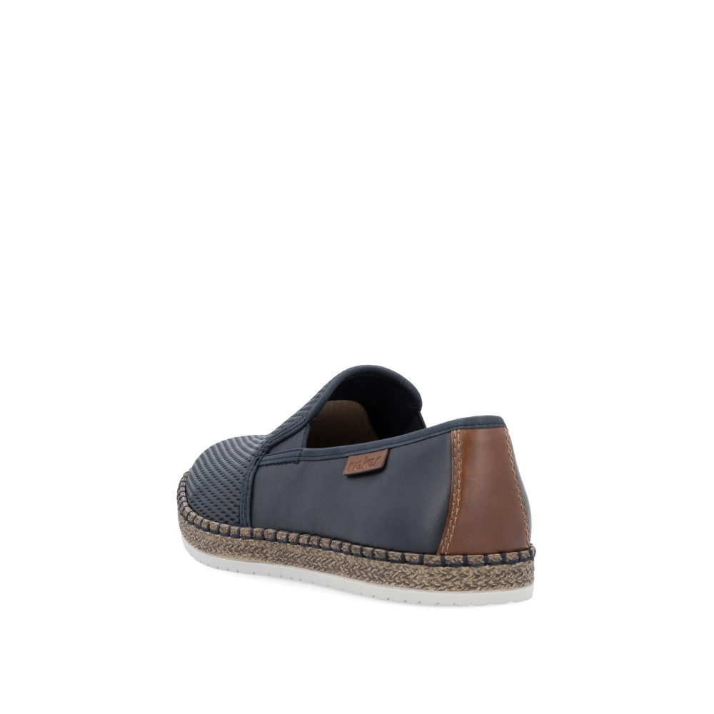 detail Pánske mokasíny RIEKER B5281-14 modrá S5