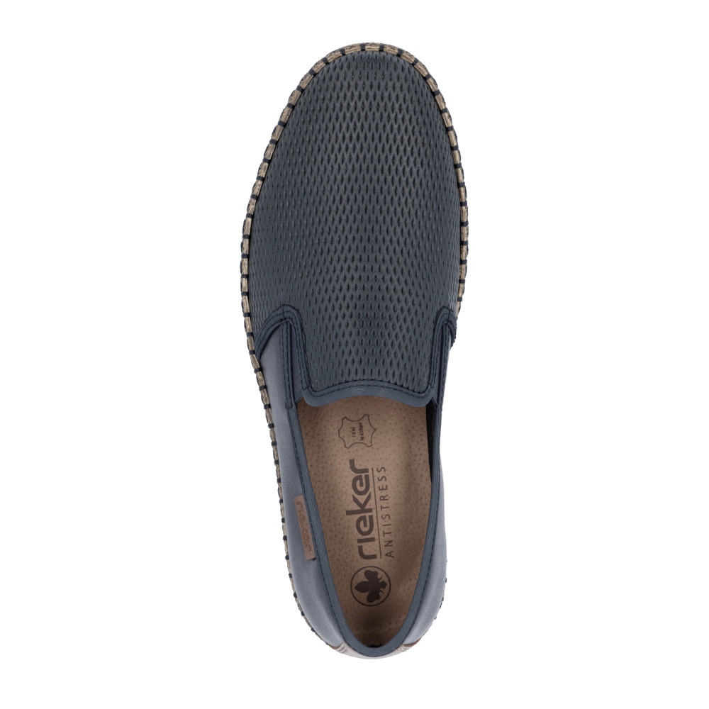 detail Pánske mokasíny RIEKER B5281-14 modrá S5