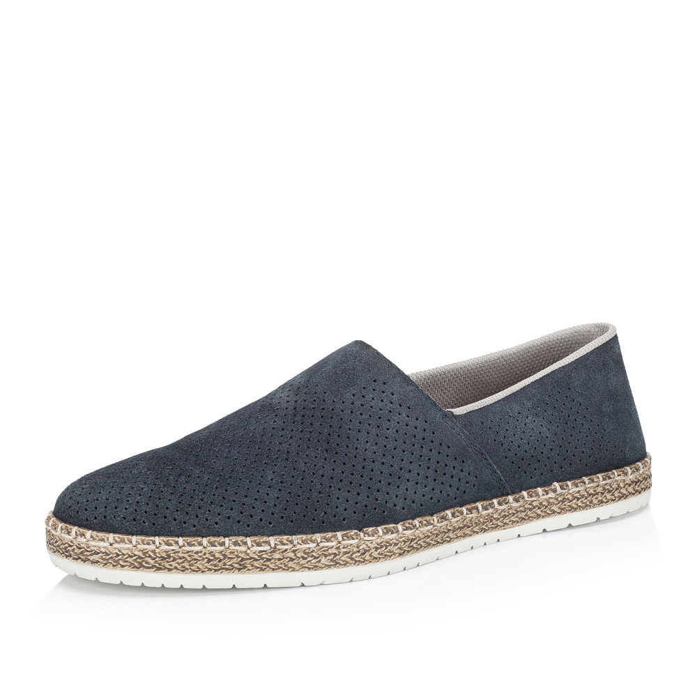 detail Pánské mokasíny RIEKER B5285-14 modrá S5