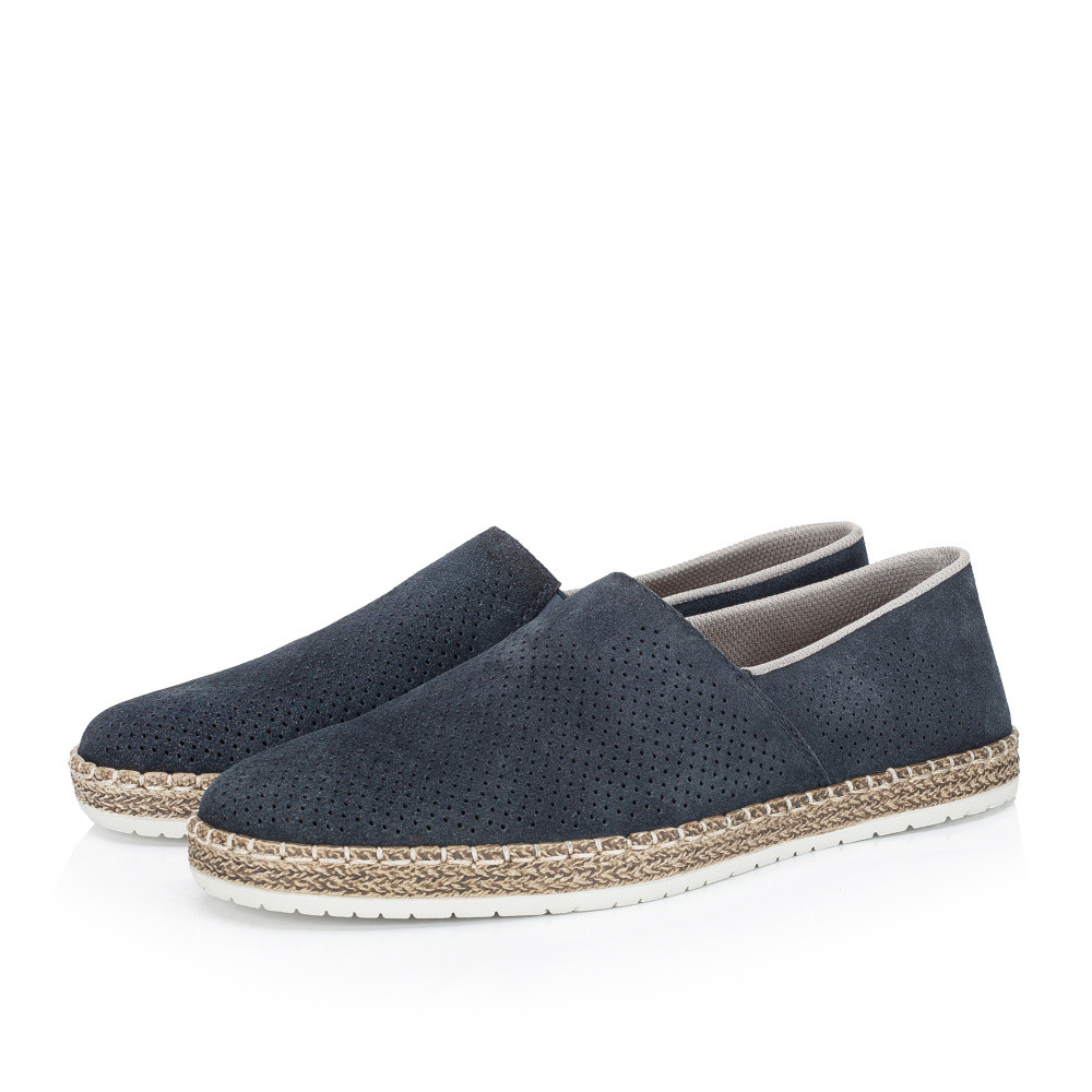 detail Pánské mokasíny RIEKER B5285-14 modrá S5