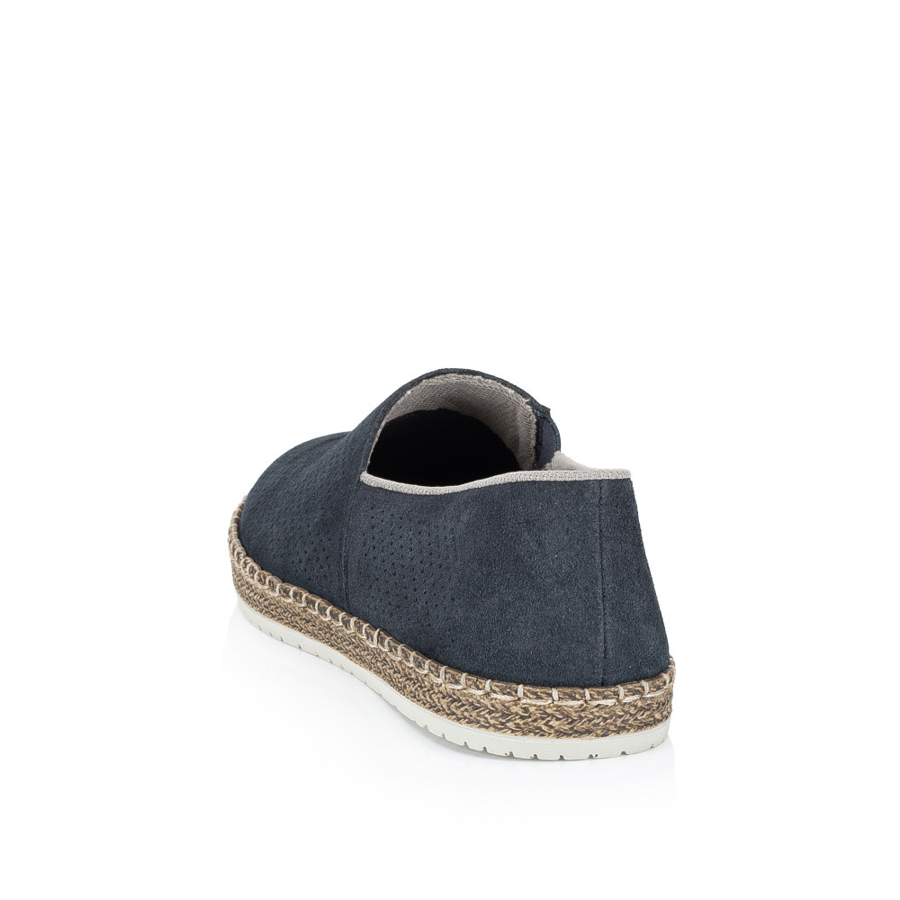 detail Pánské mokasíny RIEKER B5285-14 modrá S5