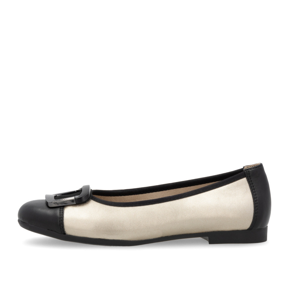 detail Dámské baleríny REMONTE D0K12-90 zlatá S6