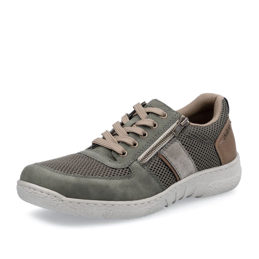 detail Pánské polobotky RIEKER 03500-54 zelená S5