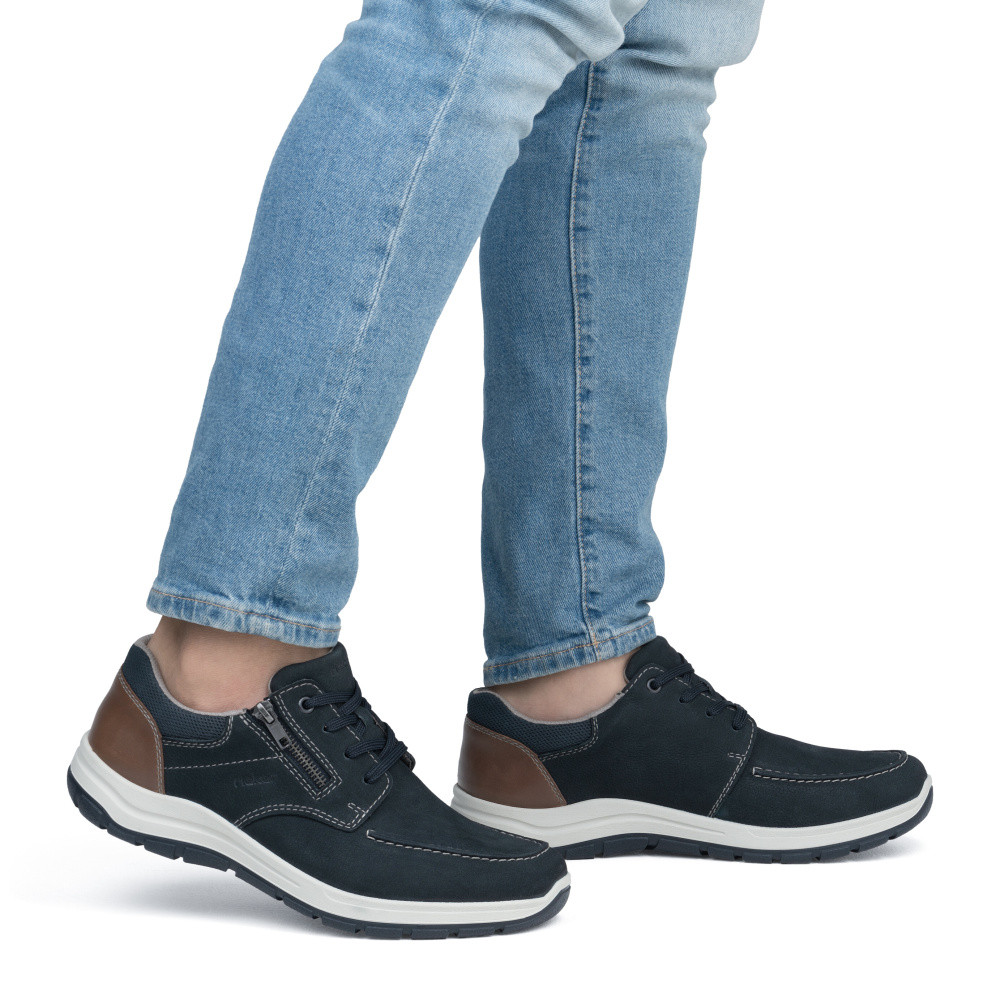 detail Pánské polobotky RIEKER 03603-14 modrá S5