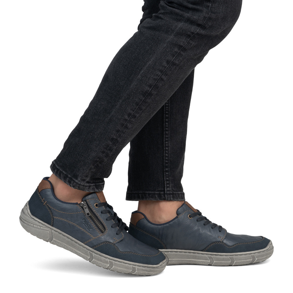 detail Pánské polobotky RIEKER 04003-16 modrá S5